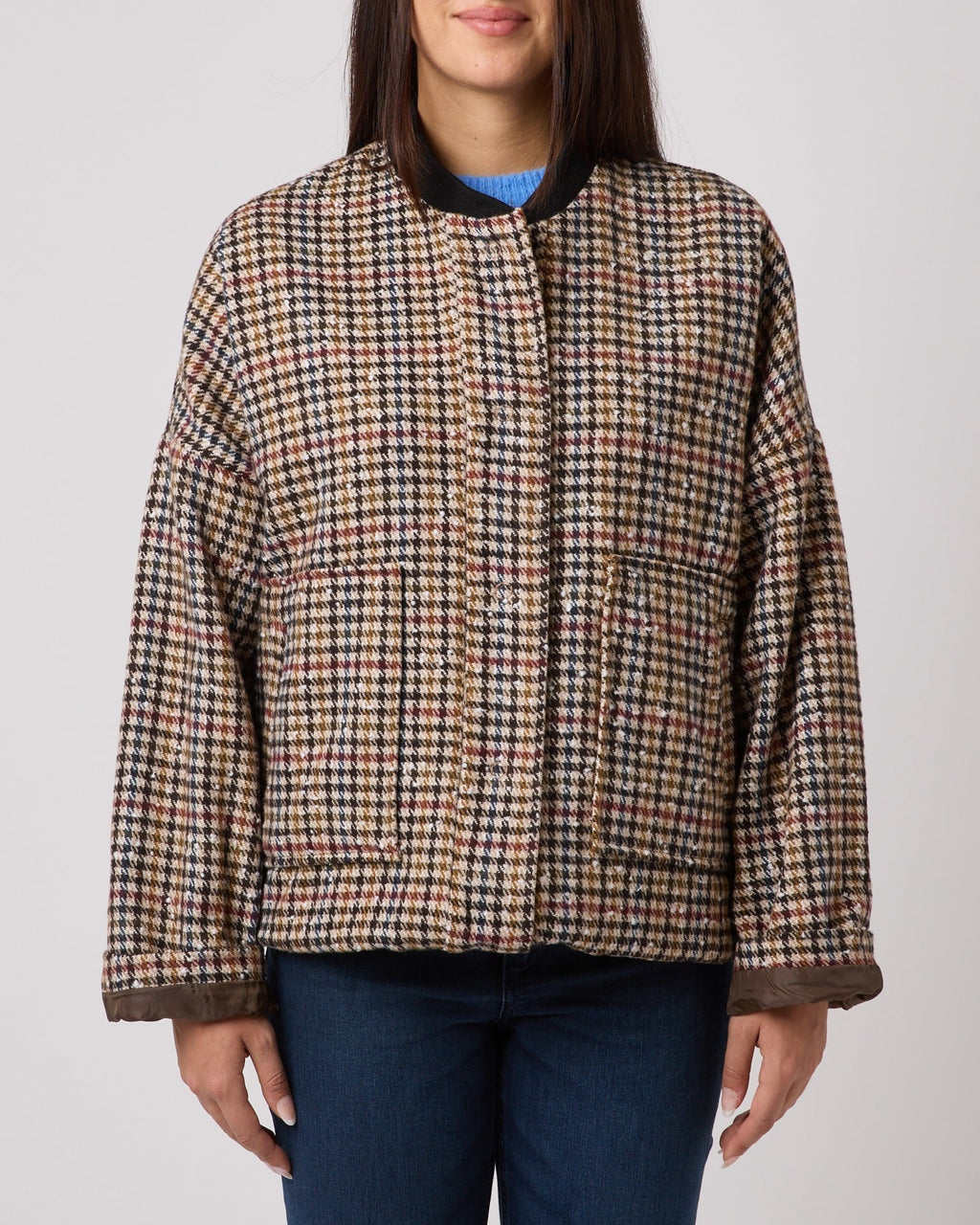 Giacca bomber quadri Le streghe