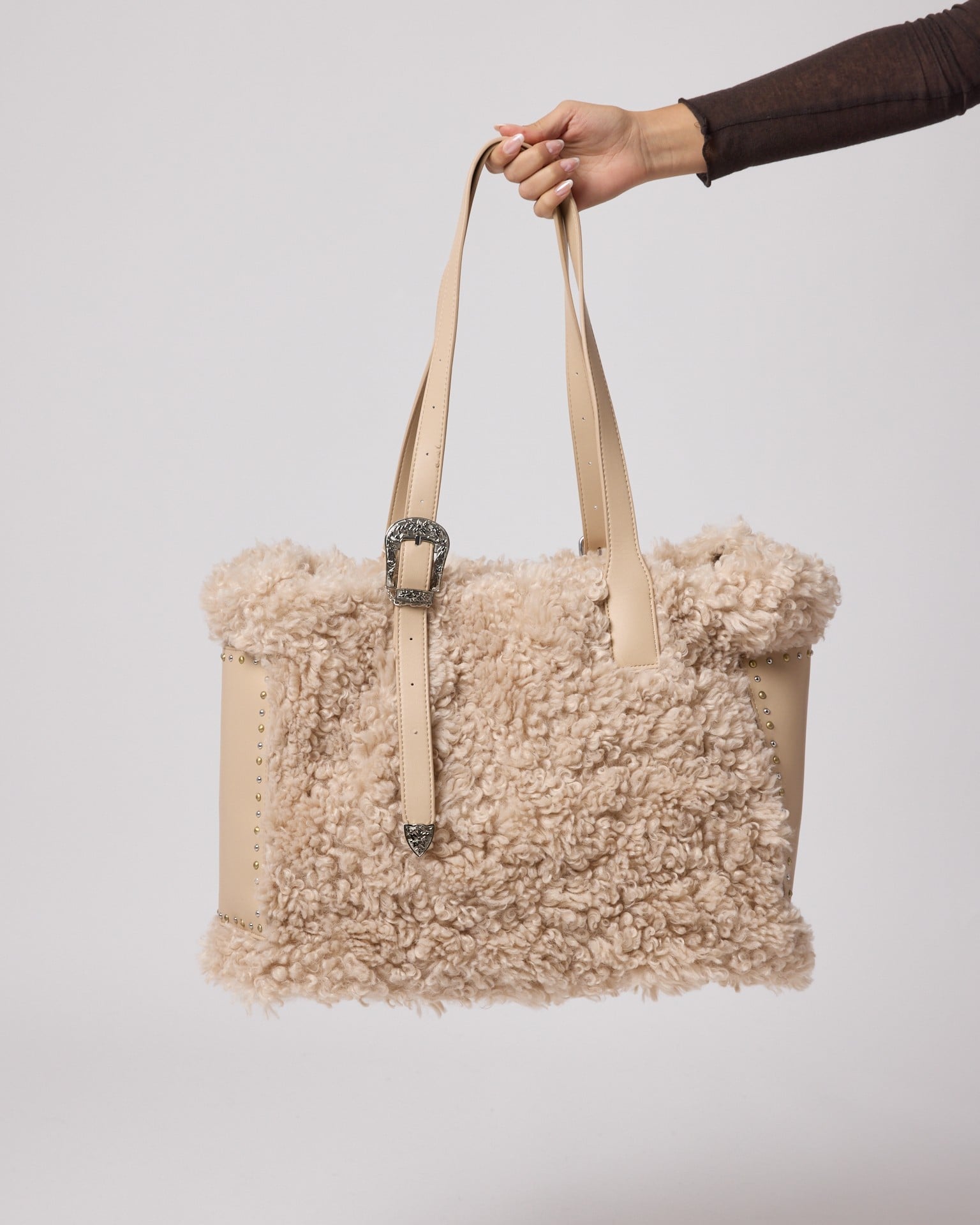 Borsa pecora beige AlexMax BO262/C